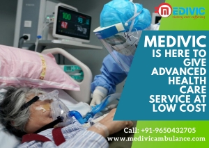 Medivic Ambulance Service in Camac Street, Kolkata with Trai